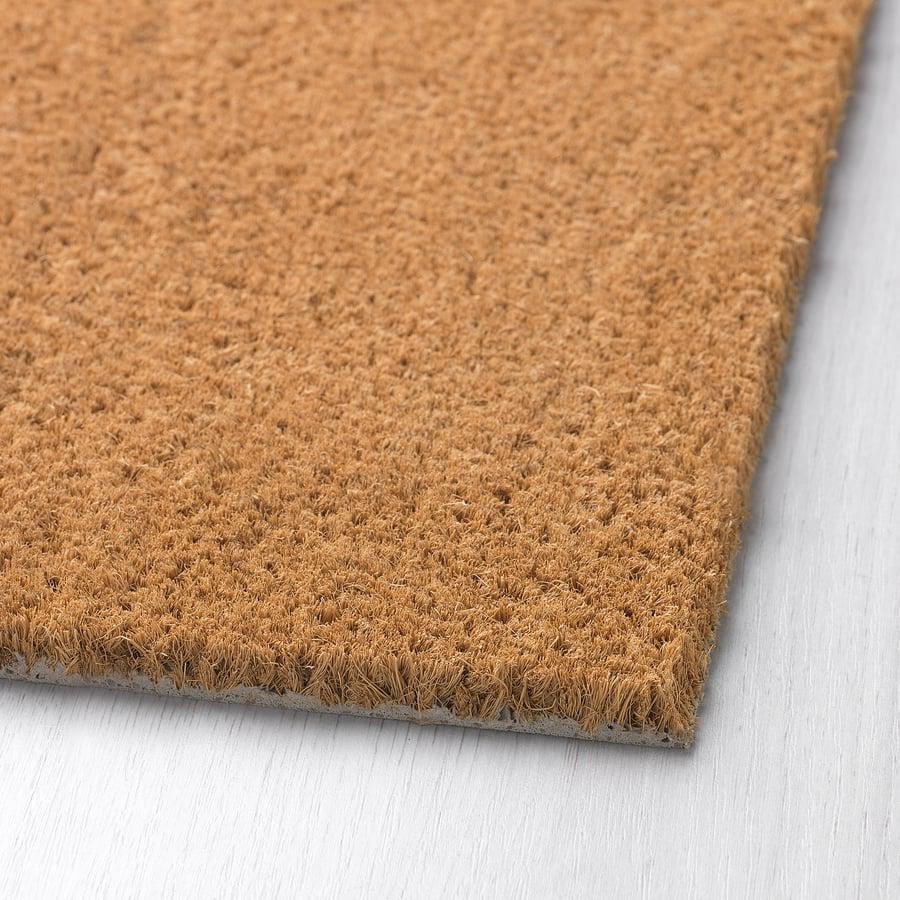 Home -Doormat made of natural coconut fiber burlap.