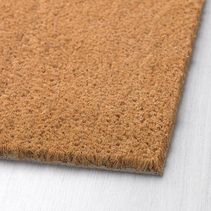 Home -Doormat made of natural coconut fiber burlap.
